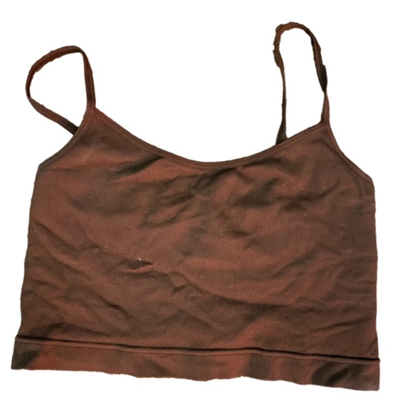 Garage brown spaghetti-strap tank top, size s - Picture 1 of 3
